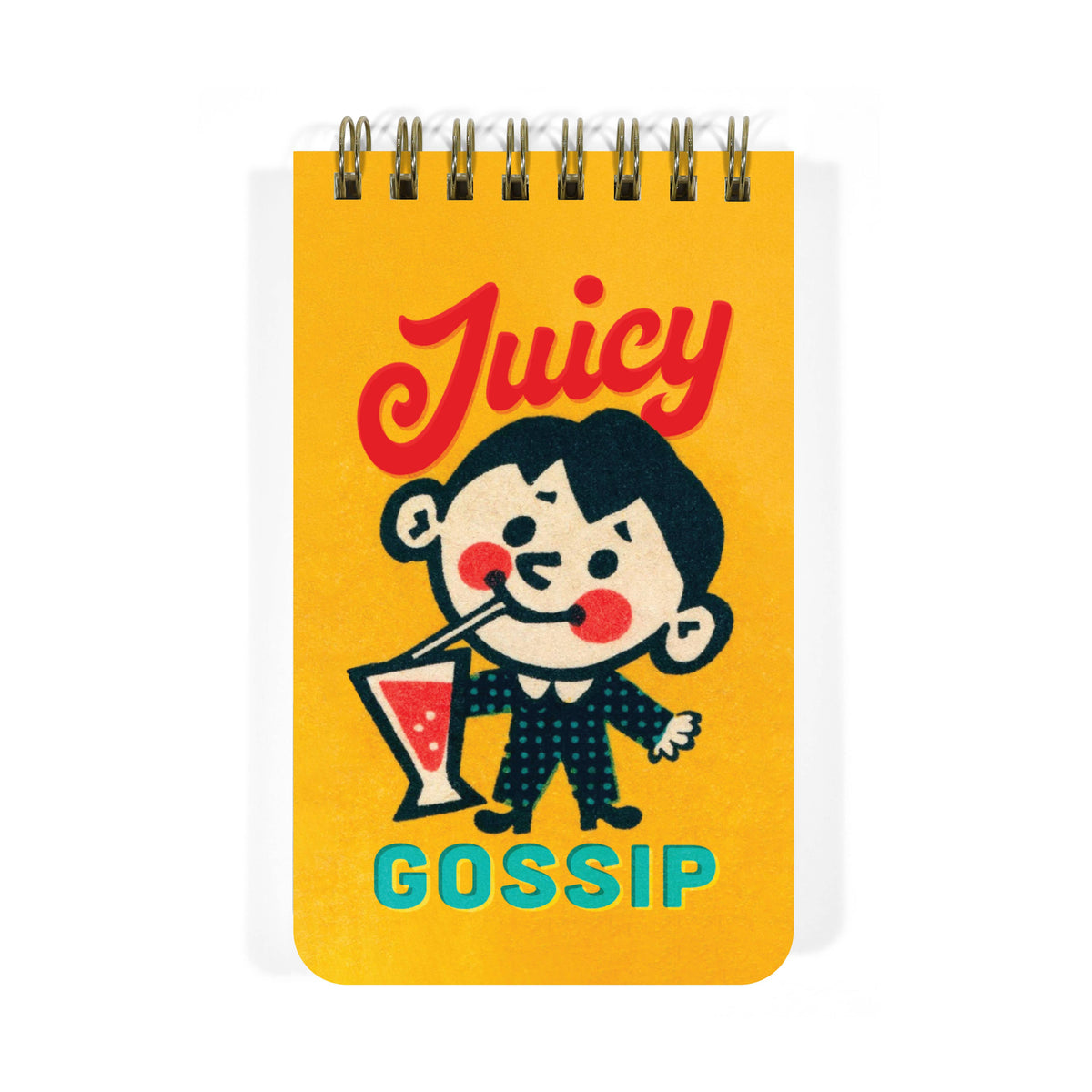 Juicy Gossip - Funny 3x5 Spiral Memo Notepad