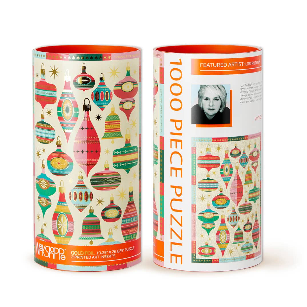 Vintage Ornaments | Christmas Gift | 1000 Piece Jigsaw Puzzle