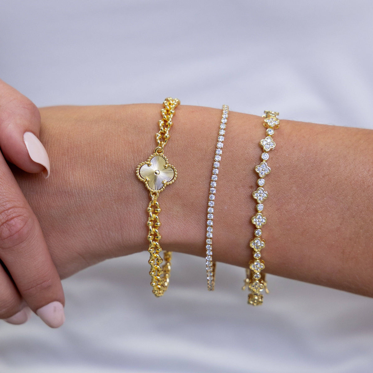 Dainty Gracie Tennis Bracelet