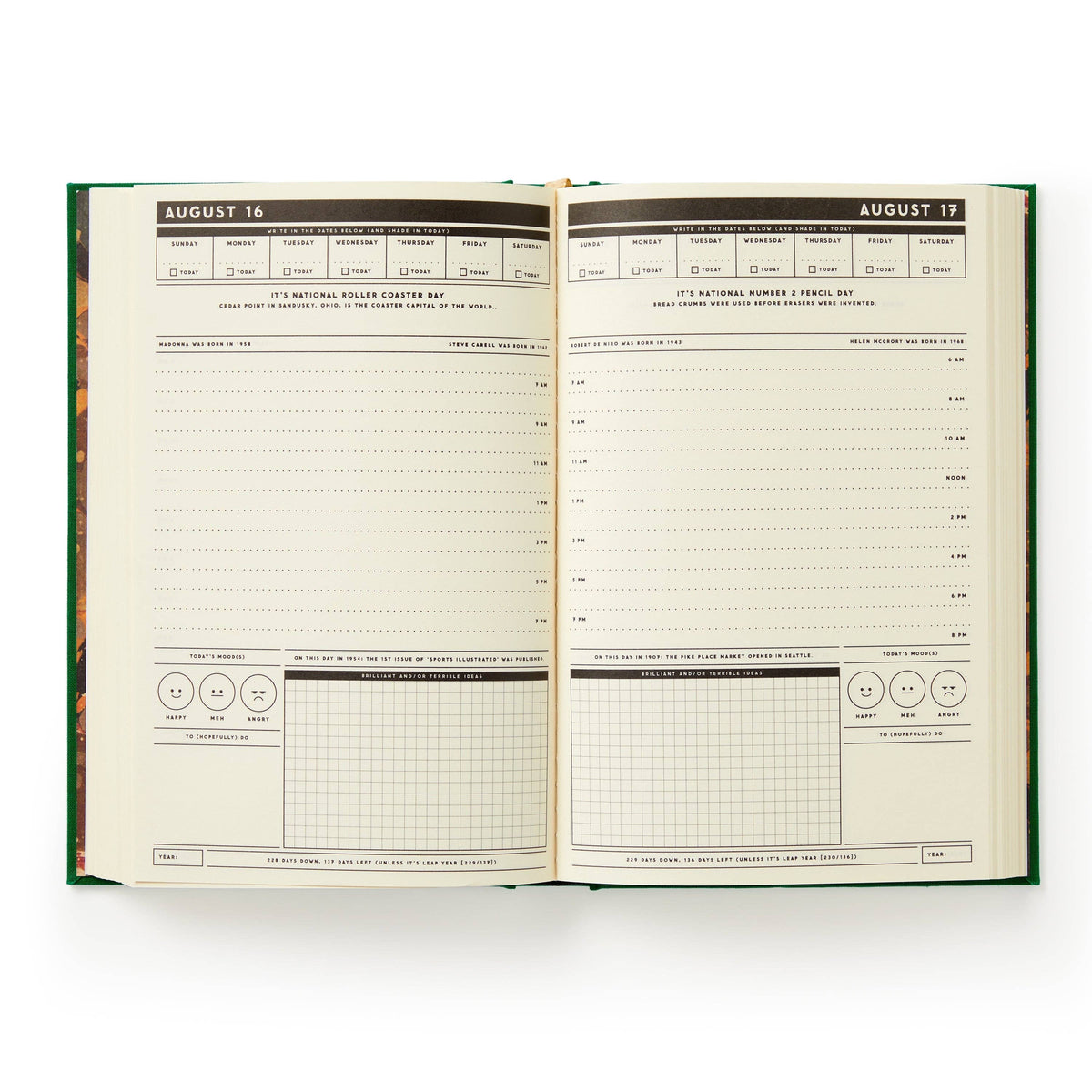 Brass Monkey These are the Days of My Life Undated Planner