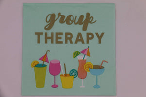 Funny Cocktail Napkins | Group Therapy - 20ct