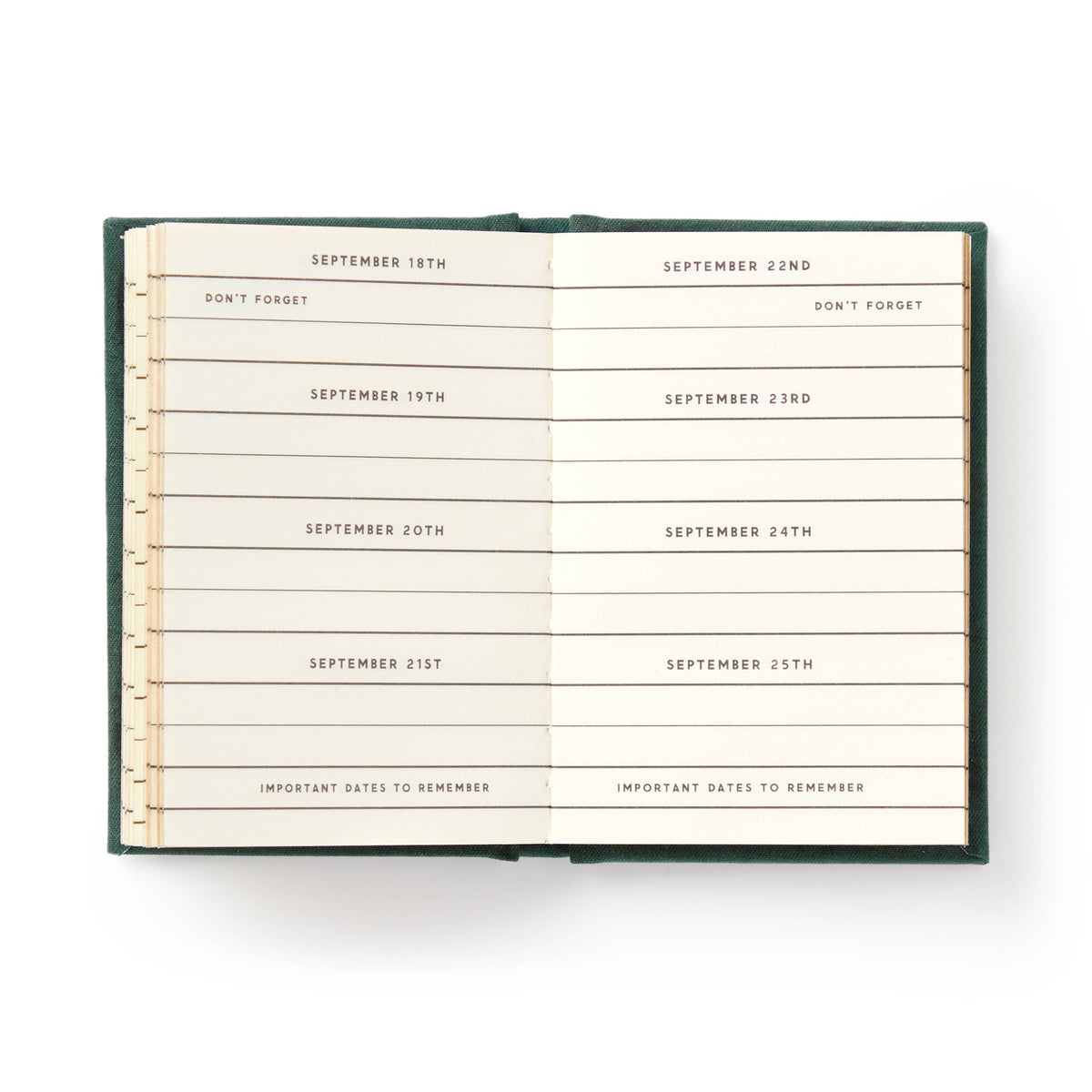 Brass Monkey Dates People Get Mad If I Forget Tiny Diary