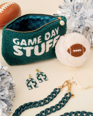 Circle Teddy Pouch-Football