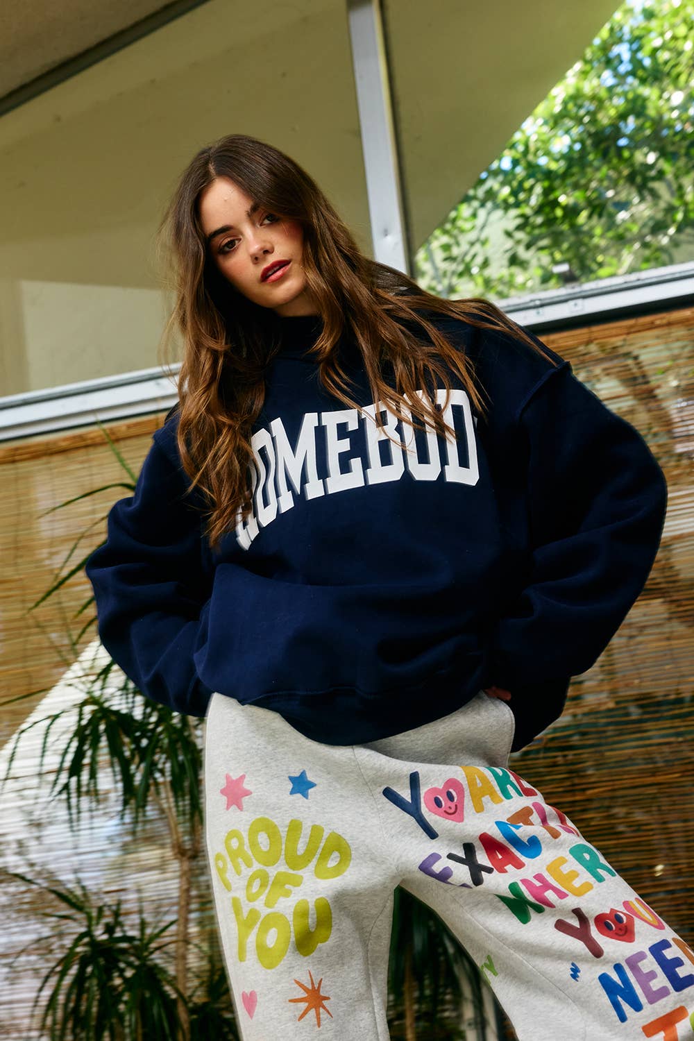Inspirational Graphic Jogger Sweatpants