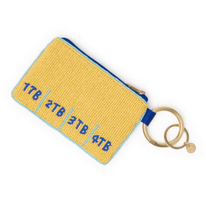 Mary Butter Beaded Coin Purse Yellow Wholesale