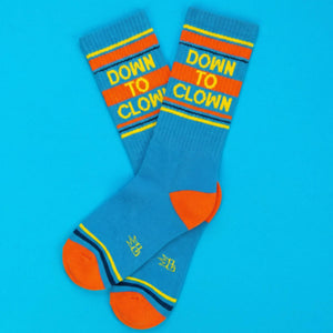 Down To Clown Gym Crew Socks