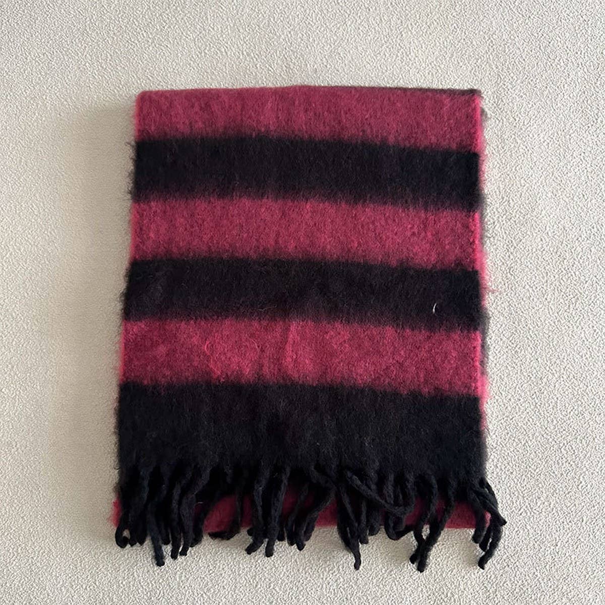 Thick Striped Scarf