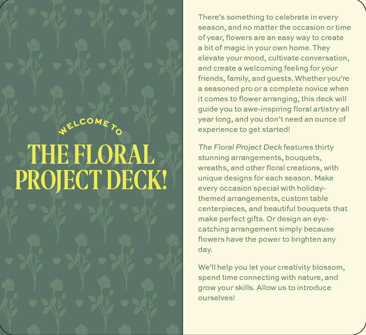 Floral Project Deck