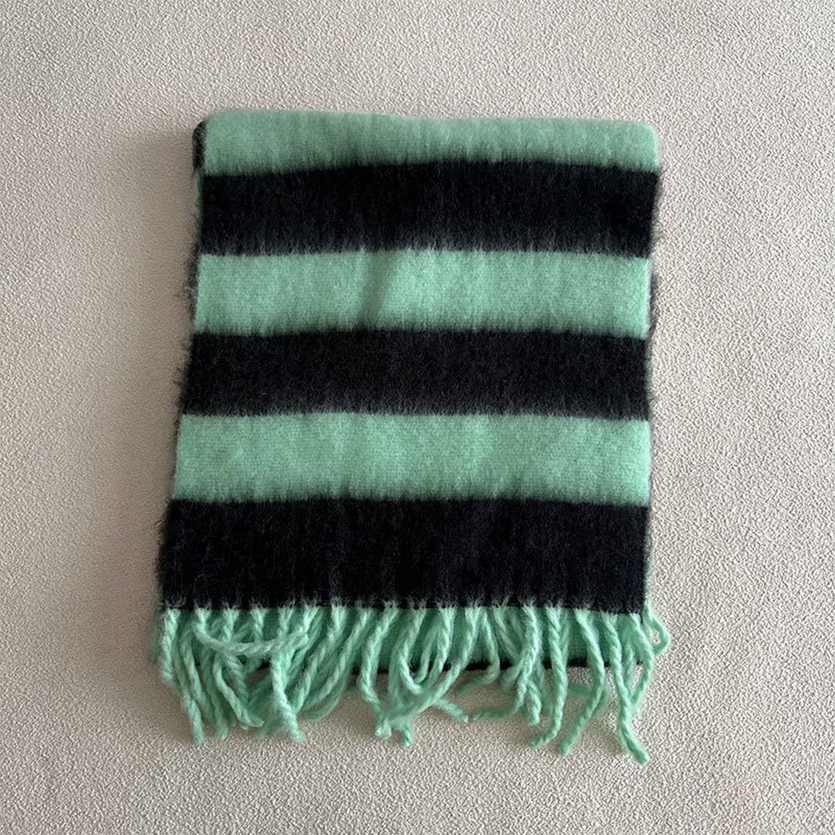 Thick Striped Scarf