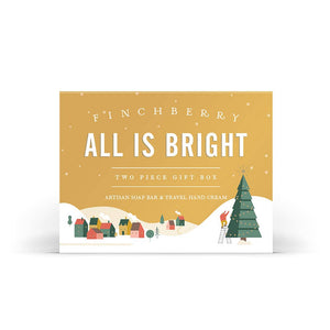 All is Bright 2 Pcs Soothing Bath & Body Set Christmas Gift