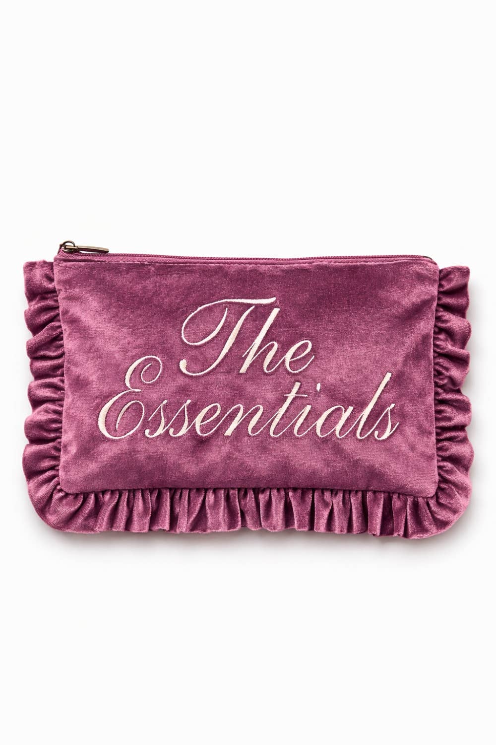 The Essentials Ruffle Travel Pouch
