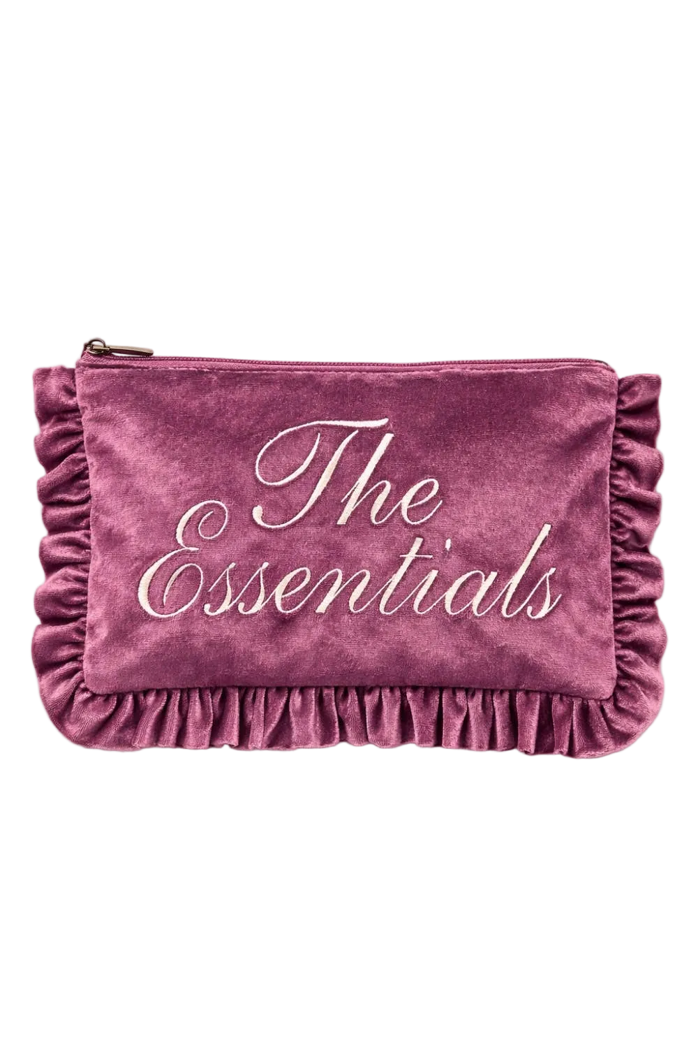 The Essentials Ruffle Travel Pouch