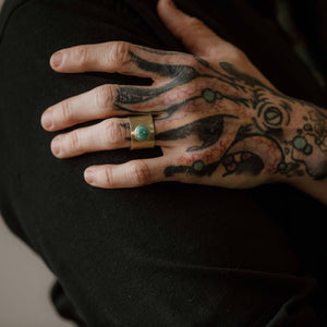 Nile Ring // 8mm // Turquoise