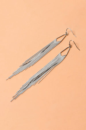 Debbie H Earring - Silver Plated