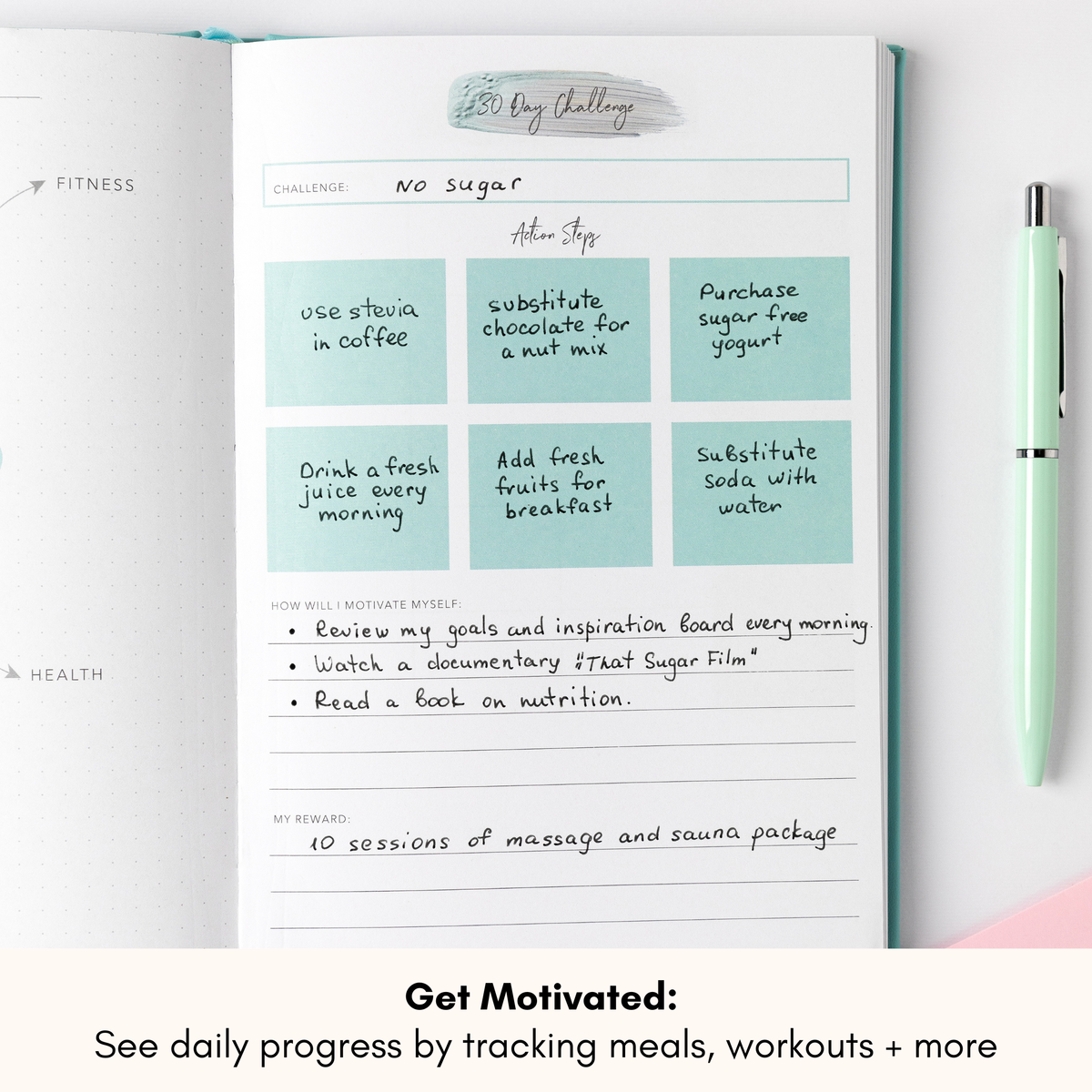 Lamare Food &amp; Fitness Journal – Meal &amp; Workout Tracker