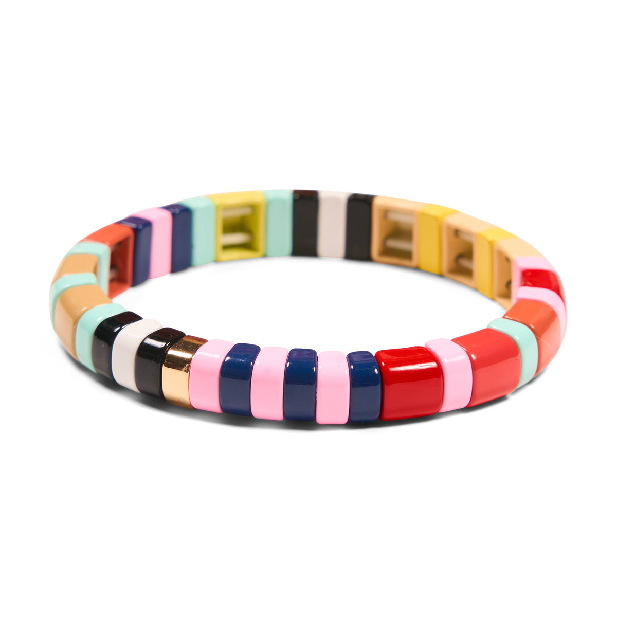 Sugar Stripe Tile Bracelet Assortment
