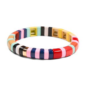 Sugar Stripe Tile Bracelet Assortment