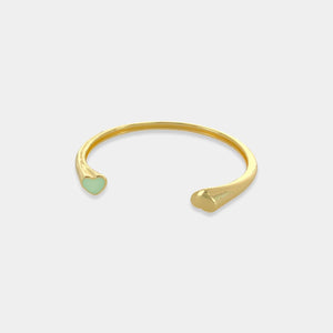 LBR128 - Cuff with Enamel Heart