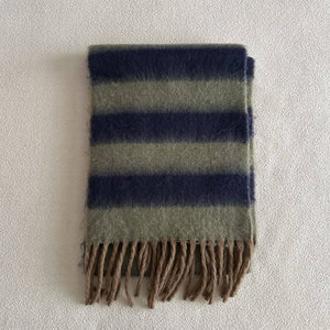 Thick Striped Scarf