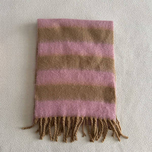 Thick Striped Scarf