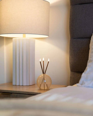 Neva Vase, Pampas Candle Holder