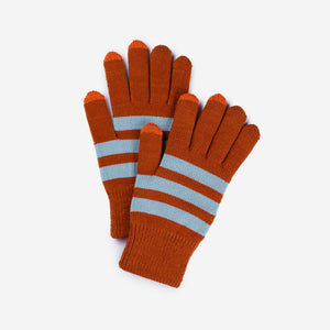 Striped Touchscreen Gloves