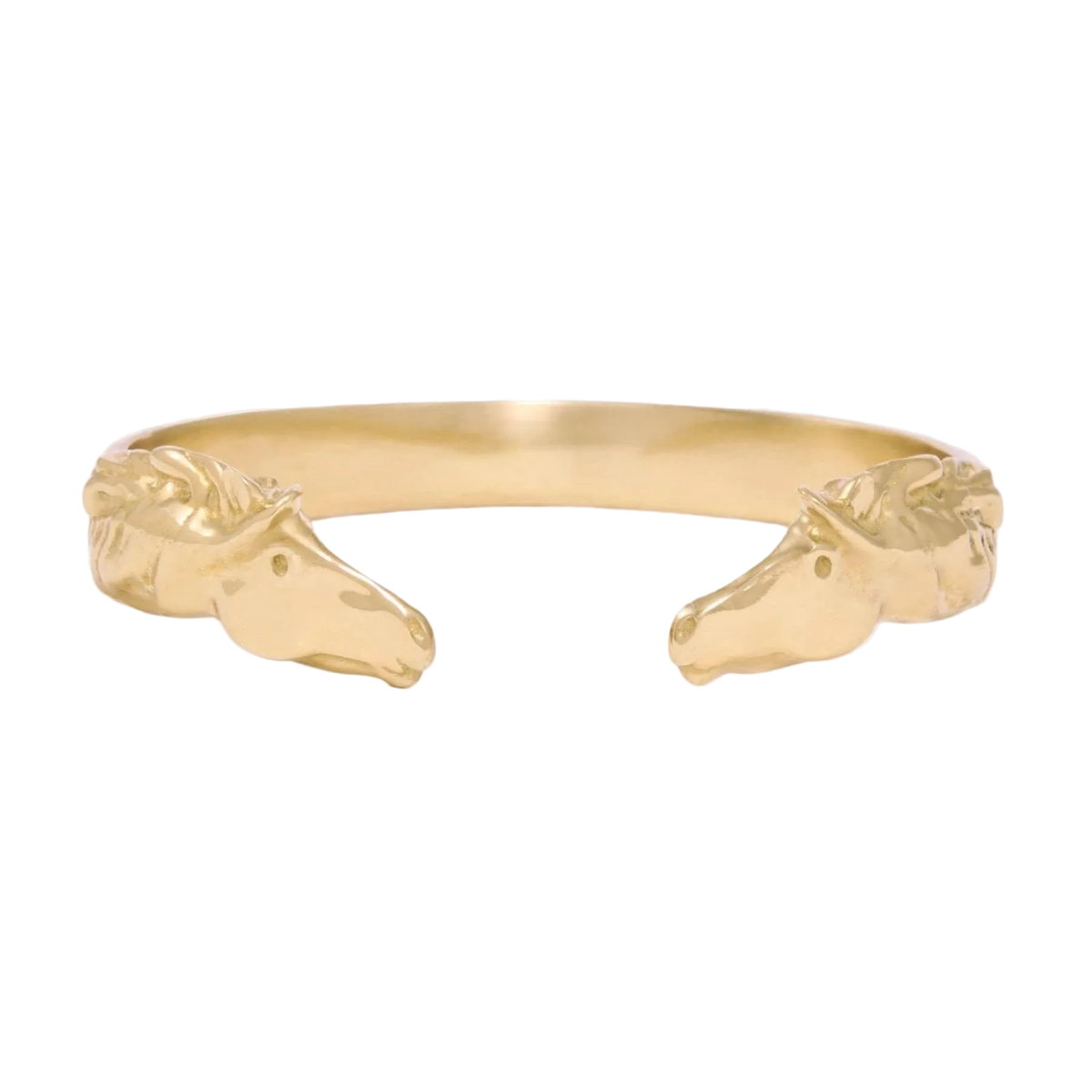 Calliope Horse Cuff Bracelet Brass