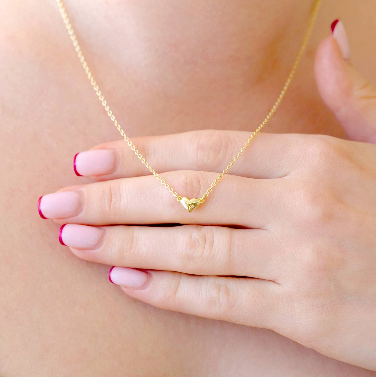 Bubble Heart Necklace | Valentine's Day