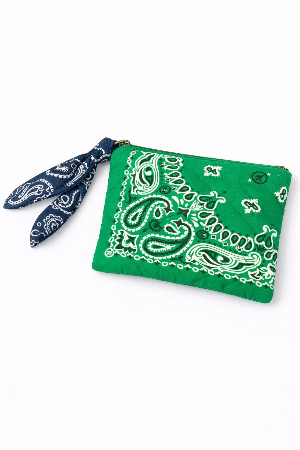 Green Bandana Clutch