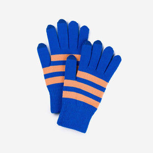 Striped Touchscreen Gloves