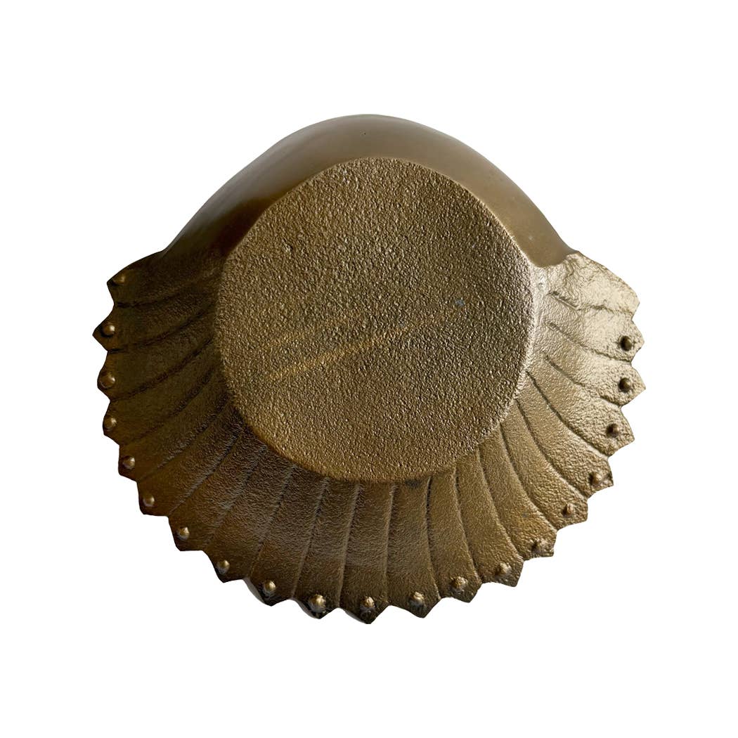 6-3/4&quot; Brass Vintage Peacock Change | Jewelry | Trinket Tray