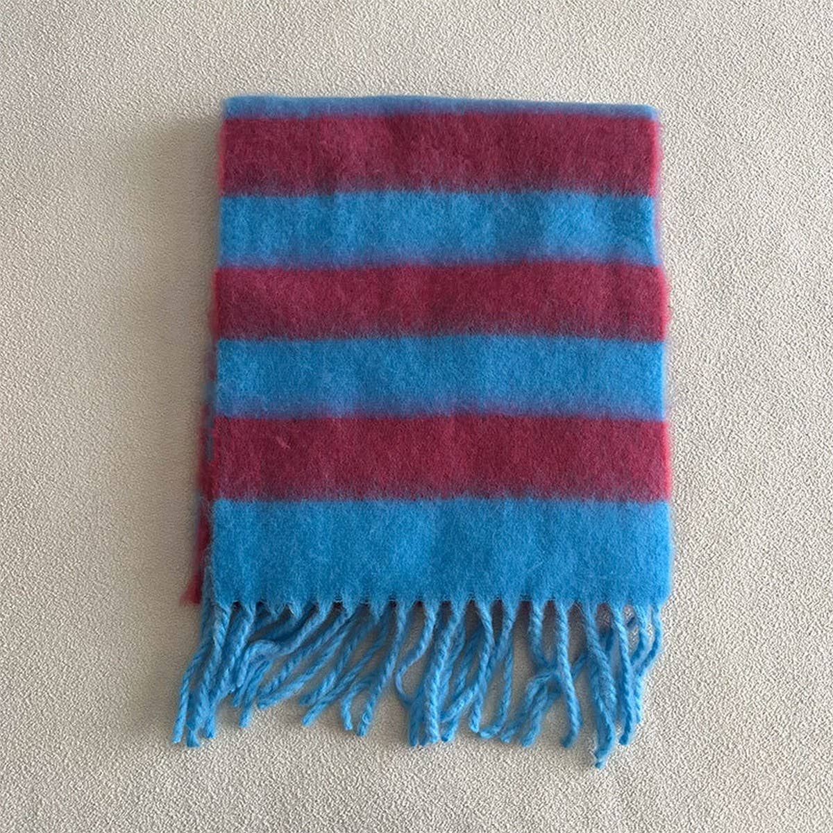 Thick Striped Scarf