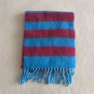 Thick Striped Scarf