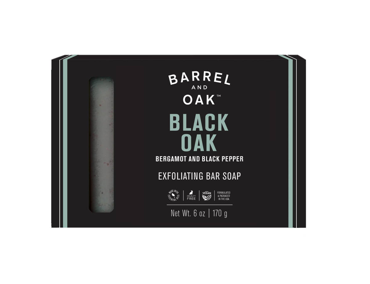 Exfoliating Bar Soap - Black Oak 6 oz