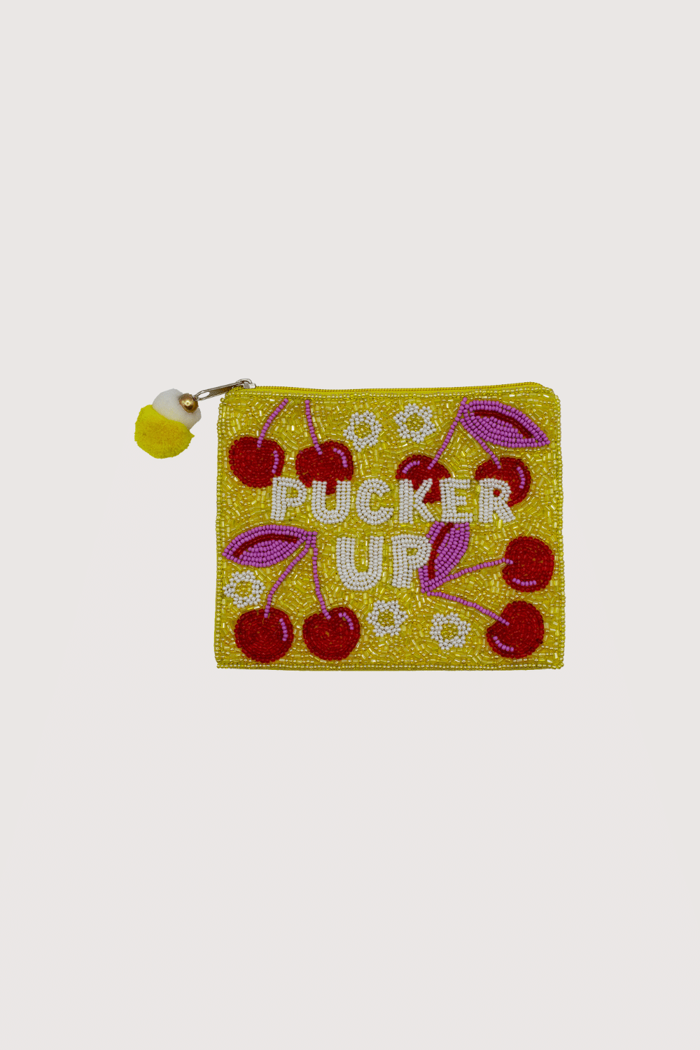 Pucker Up Artist Series Beaded Coin Pouch