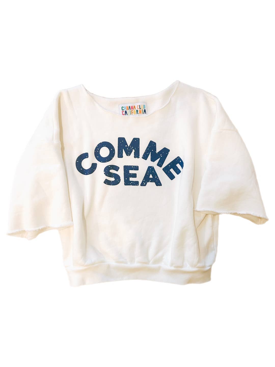 Comme Sea Comme Ça Off The Shoulder Crew