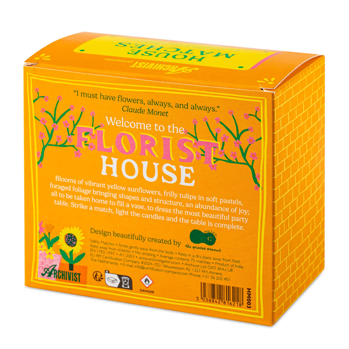 The Florist | House Matchboxes
