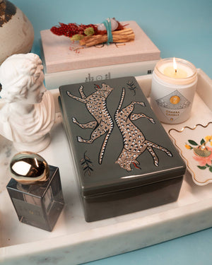 Duo Leopard Ceramic Box