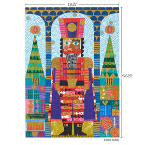 Festive Nutcracker Gold Foil | 1000 Piece Holiday Puzzle