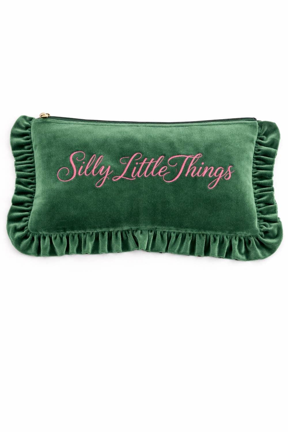 Silly Little Things Ruffle Travel Pouch