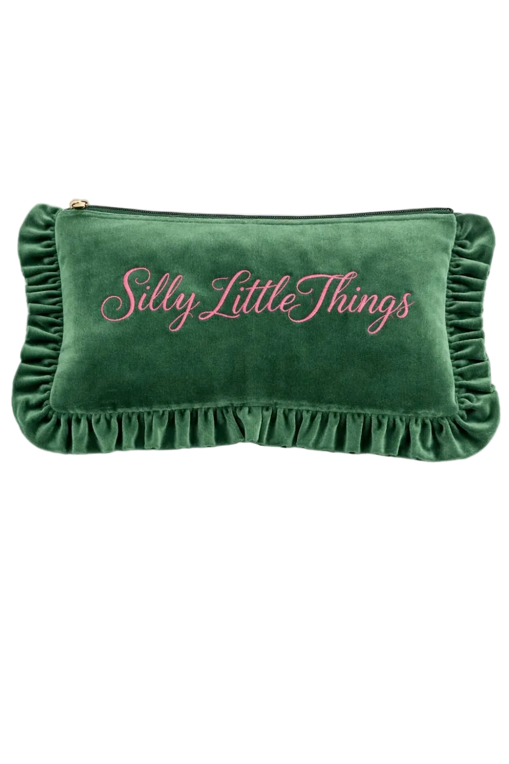 Silly Little Things Ruffle Travel Pouch
