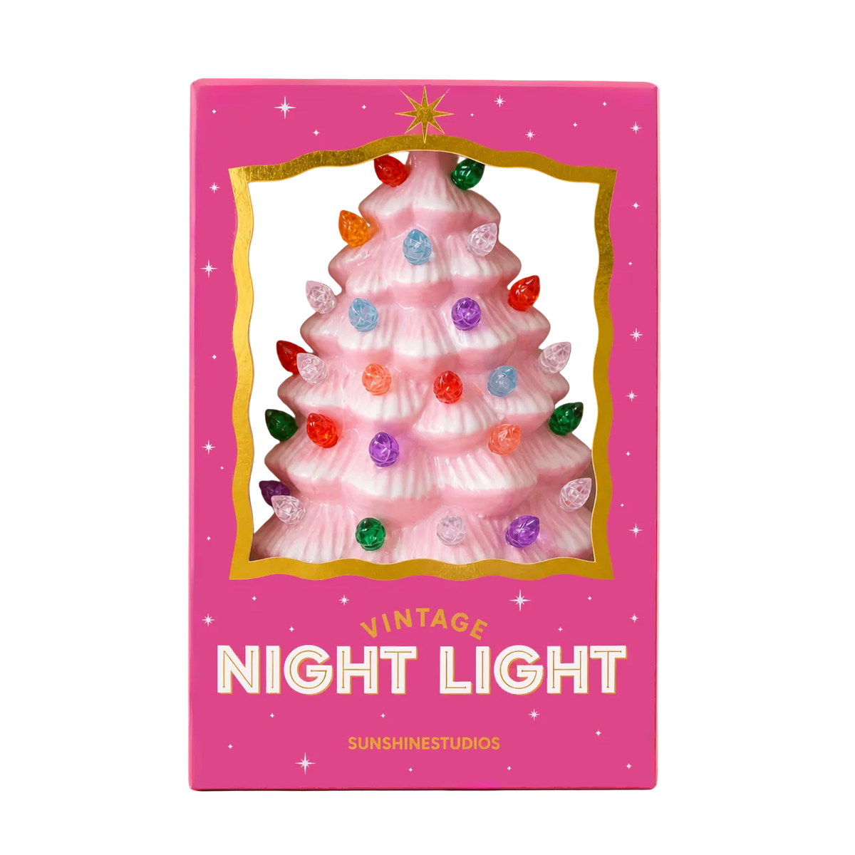 Vintage Tree Night Light | Pink