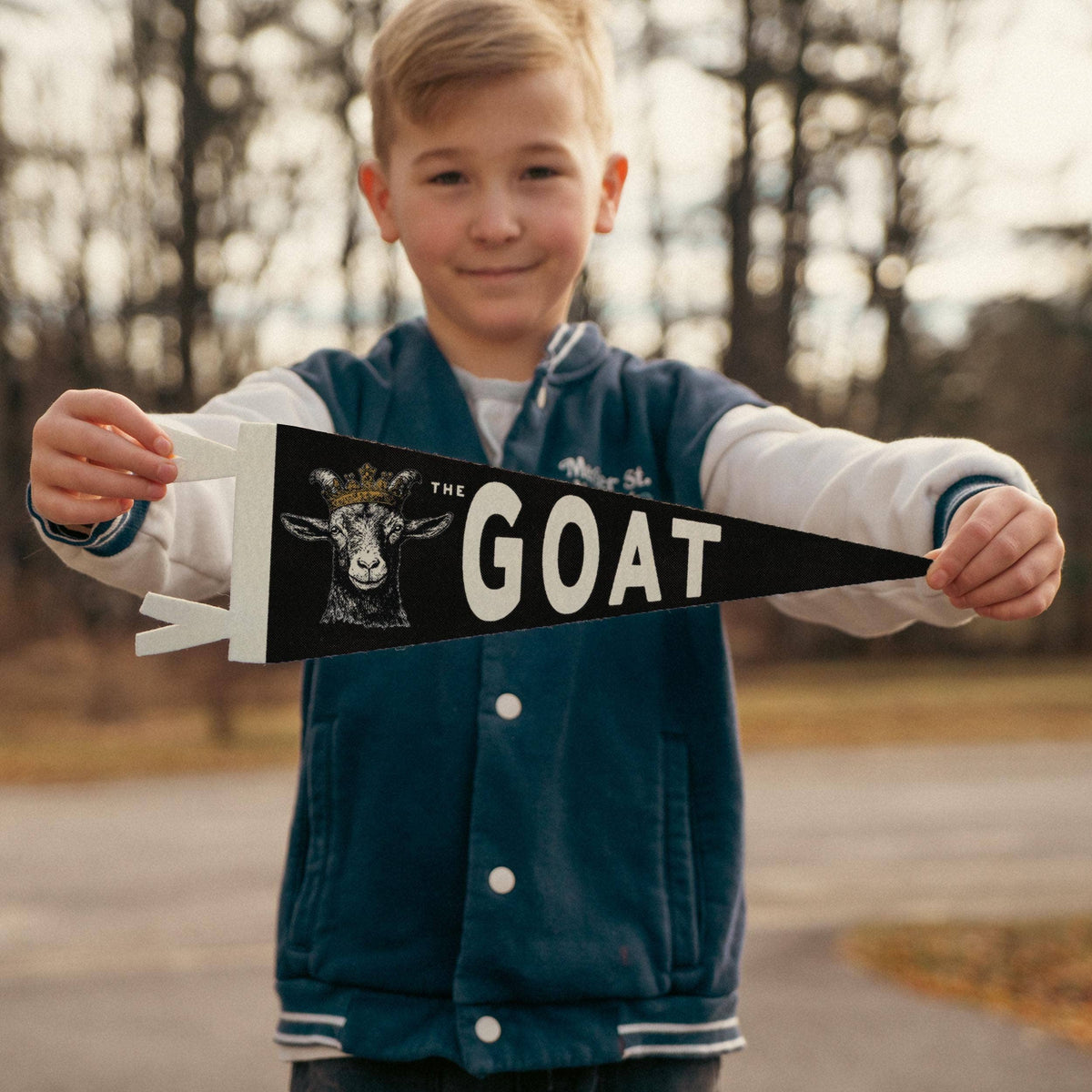 The G.O.A.T Greatest of All Time Felt Pennant