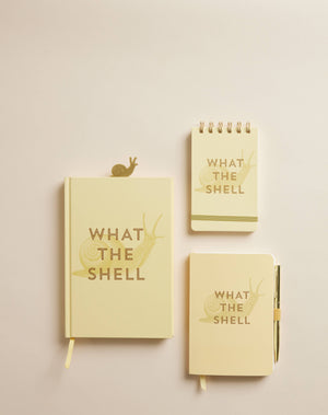 VINTAGE SASS NOTEBOOK WITH PEN - WHAT THE SHELL