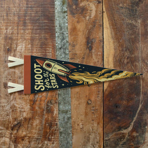 Shoot for the Stars Felt Pennant