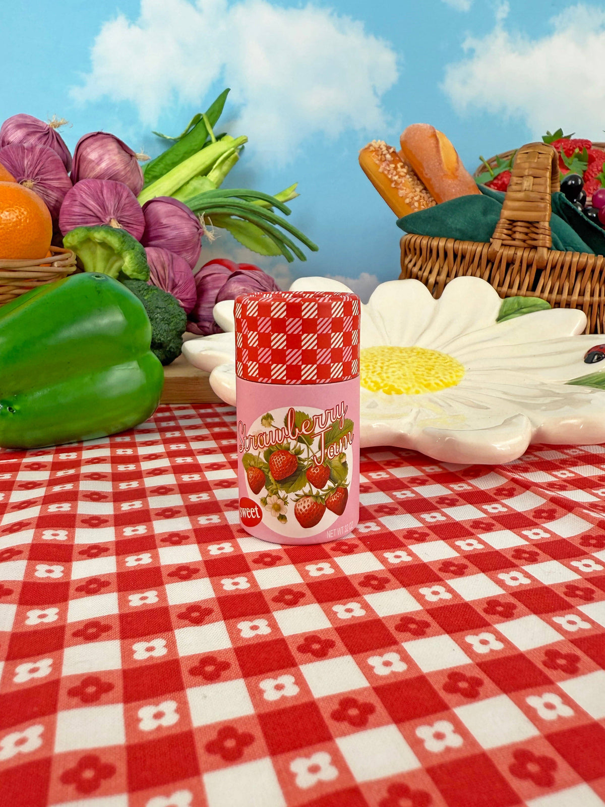 Strawberry Jam Match Jar