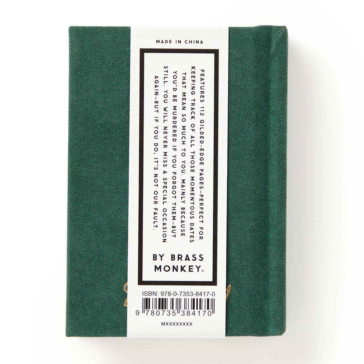 Brass Monkey Dates People Get Mad If I Forget Tiny Diary