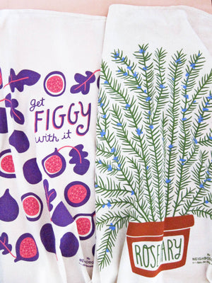 ROSEMARY & FIG (Rosemary, Fig) - Tea Towel Set of 2