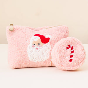 Teddy Pouch-Dear Santa