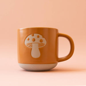 Retro Mushroom Ceramic Mug